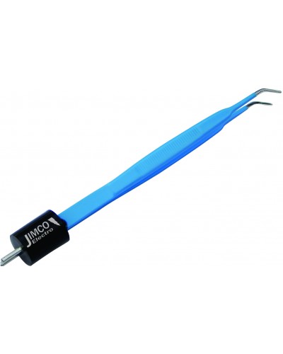 IRIS BIPOLAR FORCEPS CURVED INSULATED TIP SIZE 0.3 mm